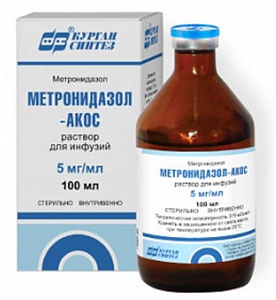 Метронидазол-акос фото